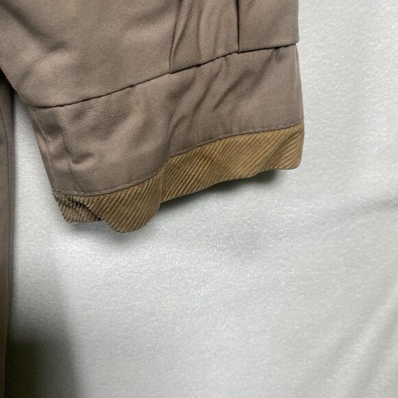 Vintage Foxland Barn Coat Plaid Wool Lined Jacket Corduroy Trim Women’s 16 - Picture 10 of 15